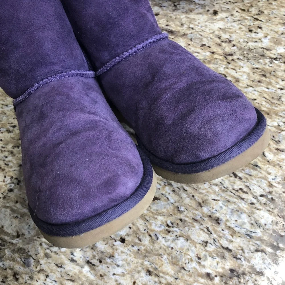 UGG Australia Bailey Bow Boot Purple - PETUNIA 5